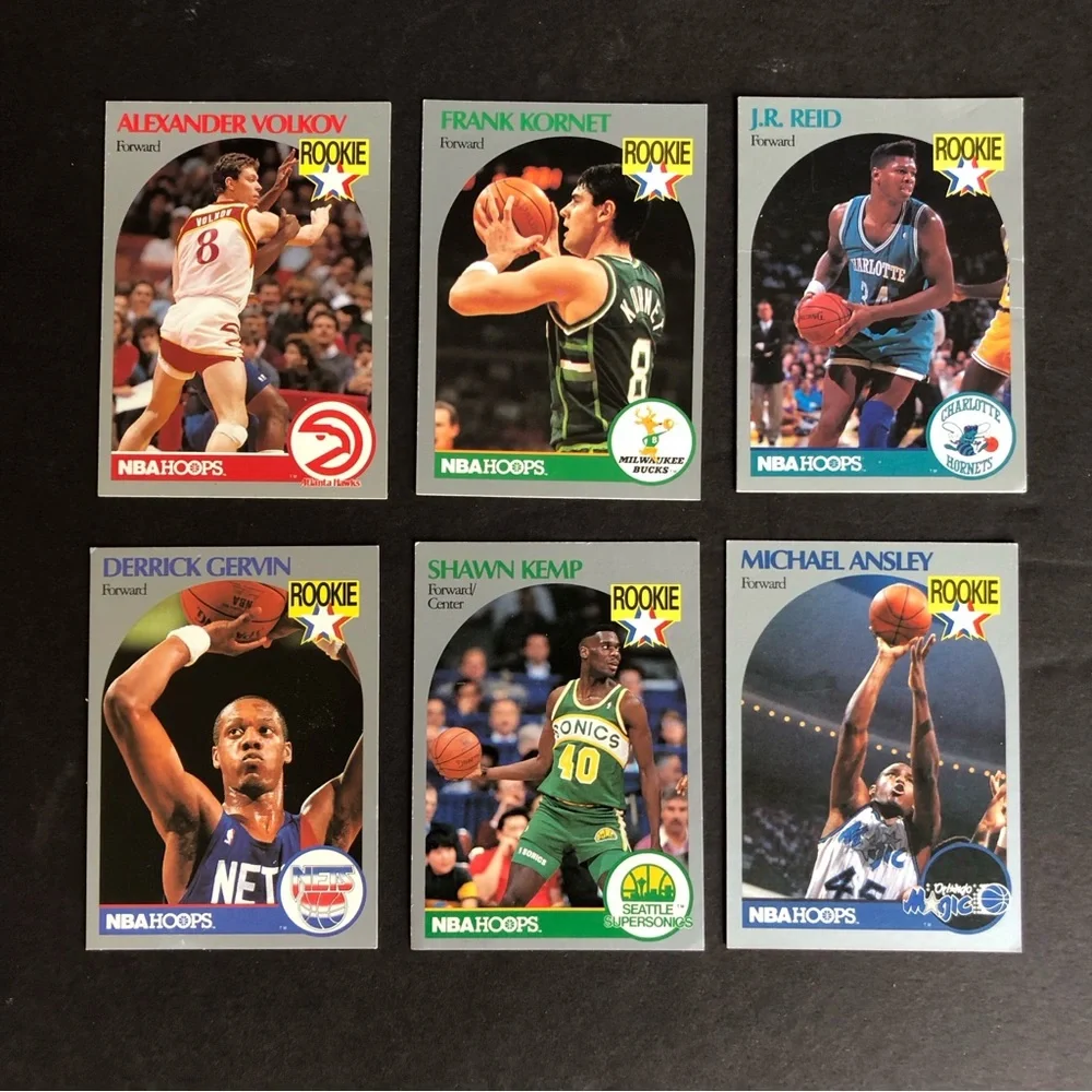 Lot of 94 1990 NBA Hoops Basketball Cards Plus Rookie Cards